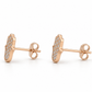 585 Rotgold Ohrstecker Fatima Hand mit Zirkonia – 8,4 mm