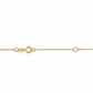 585 Gelbgold Kleeblatt Kette mit Federringverschluss und Zwischenöse