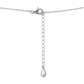 925 Silber Kette rhodiniert mit Zirkonia Anhängern – 45 + 5 cm