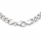 Silberkette 925 – Panzerkette 6,5 mm breit, massiv, 60 cm