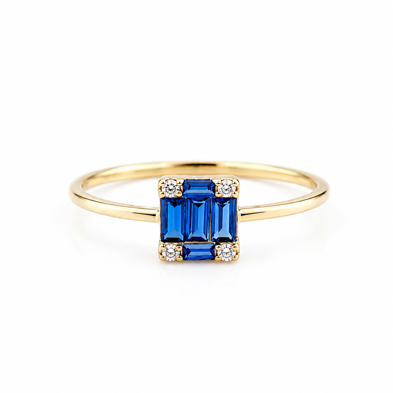 585 Gelbgold Schmuckset mit Anhänger, Ohrsteckern und Ring