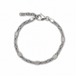 Herren Silberarmband Königskette 925 Sterling Silber rhodiniert