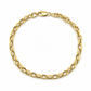 Goldarmband 585 Gelbgold mit ovalen Gliedern