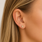 585 Gelbgold Ohrstecker Herz mit Zirkonia