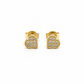 585 Gelbgold Ohrstecker Herz mit Zirkonia