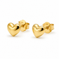 585 Gelbgold Ohrstecker Herz – poliert