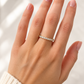 Memoire Ring aus 585er Gelbgold mit Zirkonia Größe 52