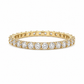 Vorsteckring aus 585 Gelbgold mit rundum Zirkonia