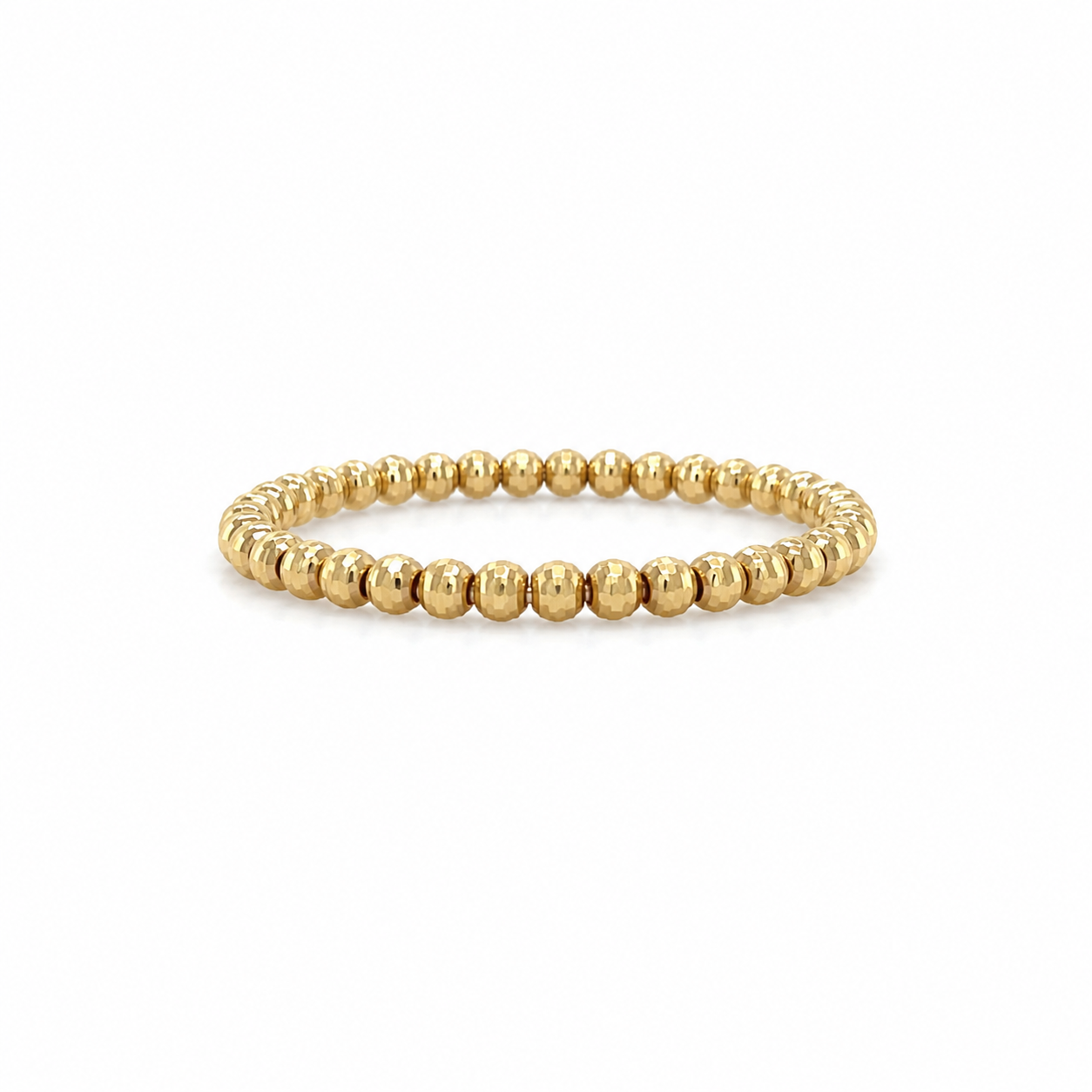 Beweglicher Kugelring aus 585 Gelbgold