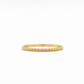 Stapelring aus 585 Gold mit Pyramidenmuster