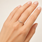 Filigraner Wishbone Damenring aus 585 Roségold
