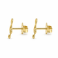 585 Gelbgold Ohrstecker Notenschlüssel – 9,5 mm