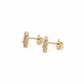 585 Gelbgold Ohrstecker Pinguin mit Zirkonia – verspielt & filigran