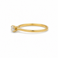 Solitär Ring 750 Gelbgold mit 0,15 ct Brillant (G VS) – Größe 54