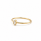Damenring 585 Gelbgold mit Zirkonia im Marquise-Schliff