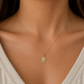 Goldanhänger mit Maria Motiv aus 585er Gelbgold
