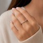 750 Rotgold Brillantring 0,30 ct W/SI – Eleganter Damenring – Größe 54