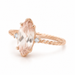 585 Rotgold Ring mit Turmalin & Brillanten – 1,63 ct – Größe 58