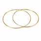 585 Gold Creolen 60 mm – Große Damen & Unisex Ohrringe