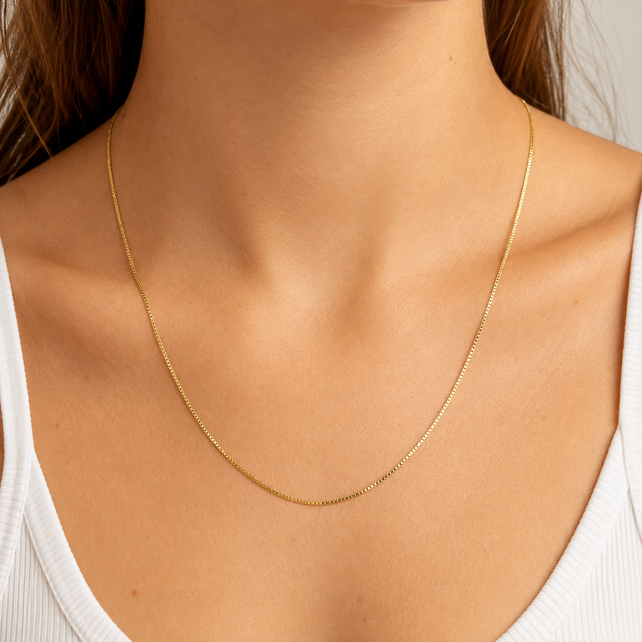 Venezianerkette 585 Gelbgold 0,7 mm