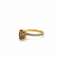 Sultanit Ring aus 750 Gelbgold mit 1,35 ct Farbwechselstein & 0,27 ct G-VS Brillanten