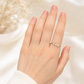 Damenring mit Anker-Motiv und Zirkonia aus 585er Gelbgold