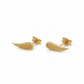 585 Gelbgold Ohrstecker Engelsflügel – 12,5 mm filigran & symbolisch