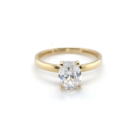 Ring 585/-Gold Zirkonia