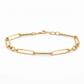 585 Gelbgold Armband – Paperclip Design – 18–20 cm