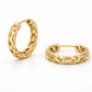 585 Gelbgold Creolen – Durchbrochenes Design (ca. 16 mm)