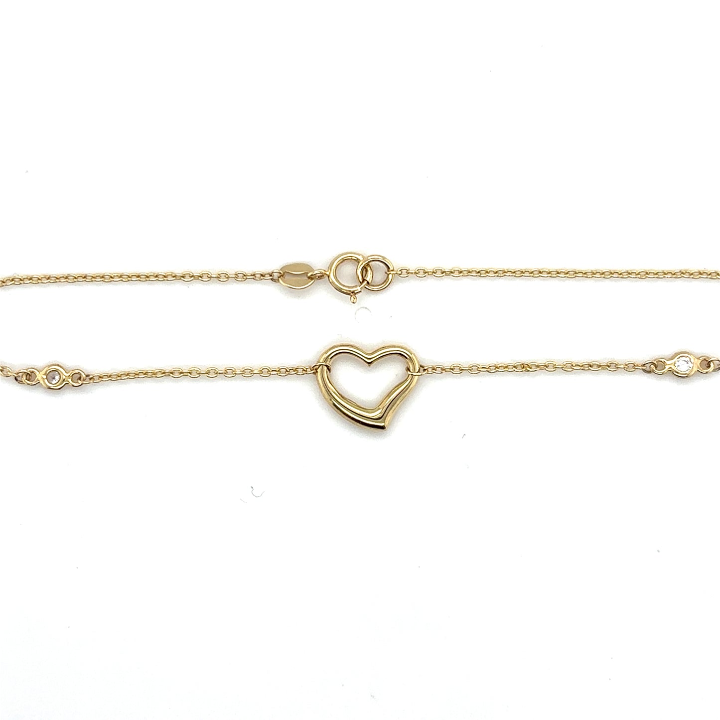 Armband 585/-Gold Herz