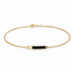 585 Gelbgold Babyarmband mit Gravurplatte (12/14cm)