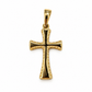 Kreuzanhänger 585/- Gelbgold