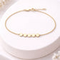 585 Gelbgold Armband mit polierten Plättchen