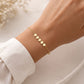 585 Gelbgold Armband mit polierten Plättchen