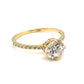585/- Gelbgold Ring