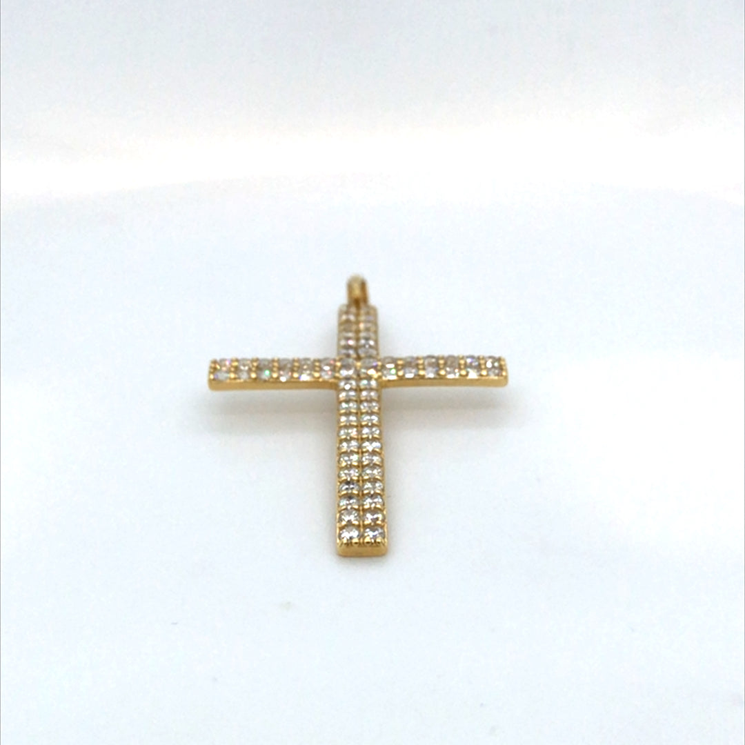 585/- Gelbgold Kreuz