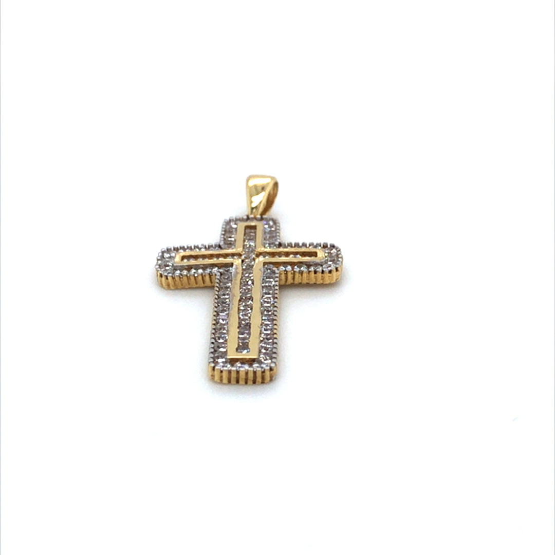 585/- Gold Kreuz