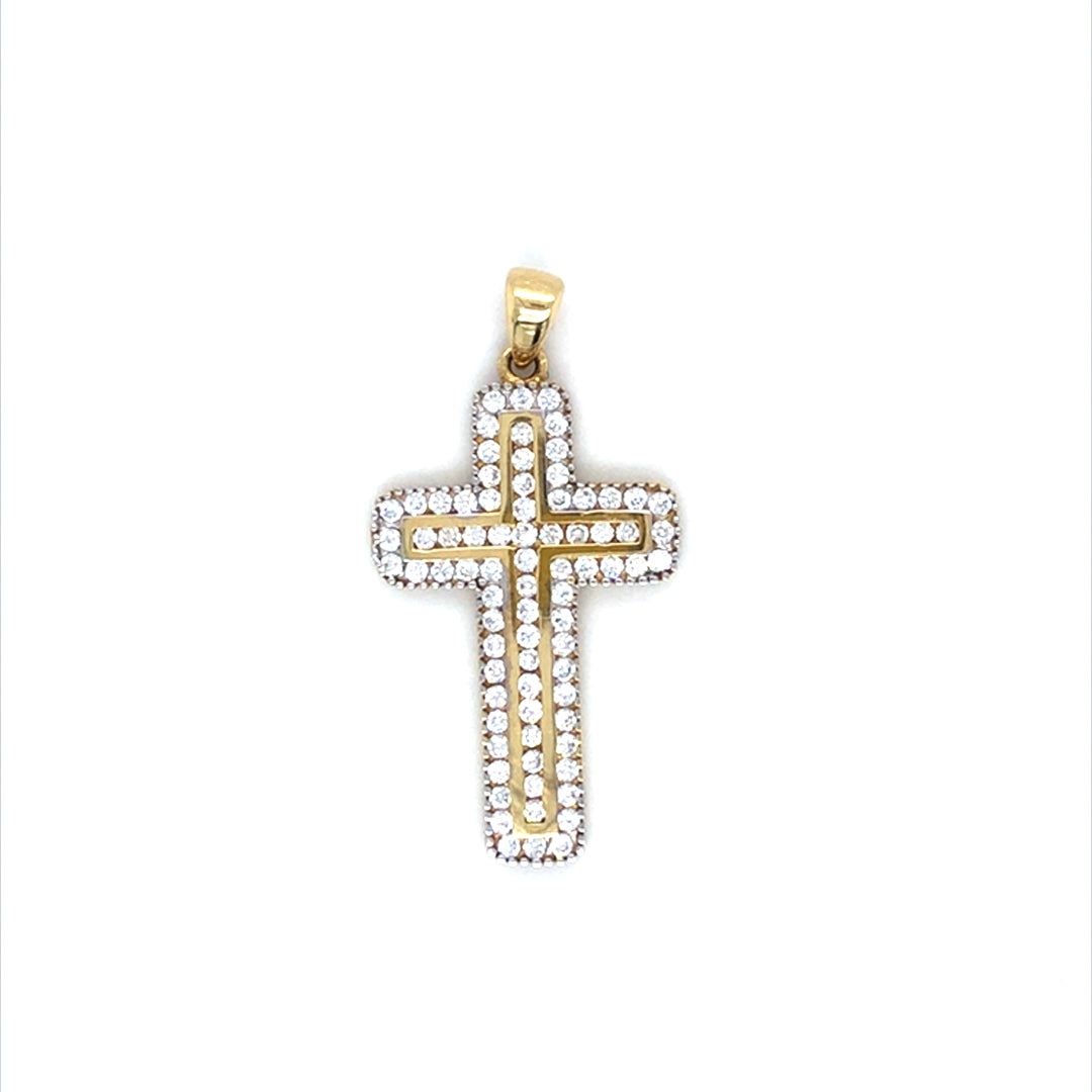 585/- Gold Kreuz