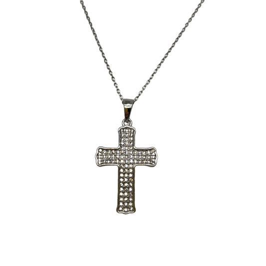 925/- Silber Kreuz mit Kette