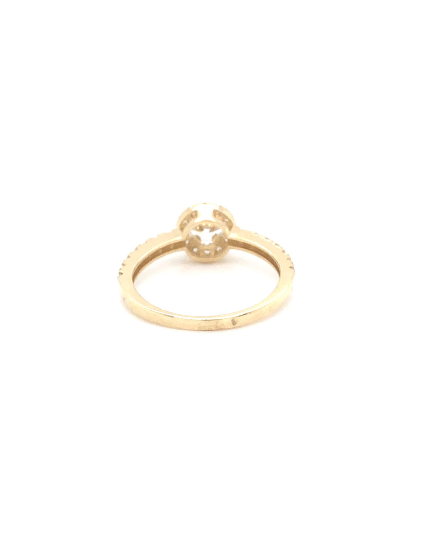 Ring 585/-Gold Zirkonia