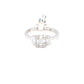 750/- Weißgold Diamant Ring