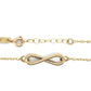 Armband 585/-Gold Infinity