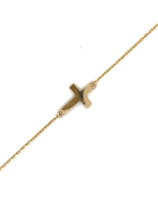 Armband mit Kreuz 585/-Gold