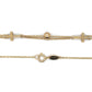Armband 585/-Gold Kreuz & Kugel
