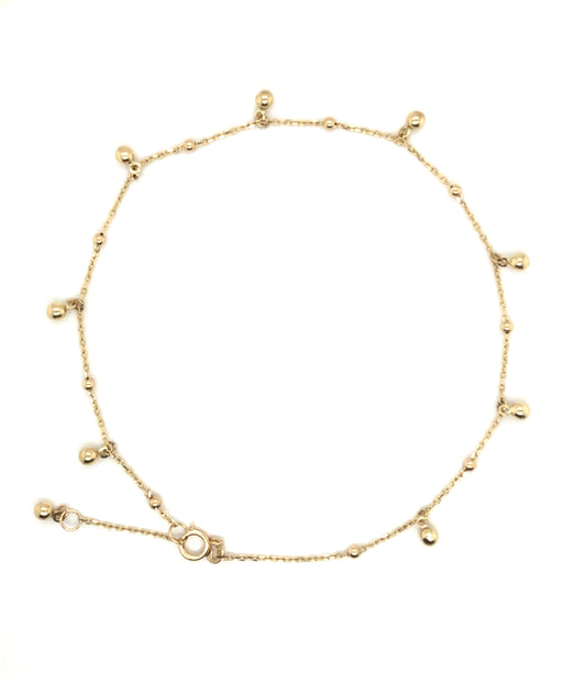 Fußkette 585/-Gold