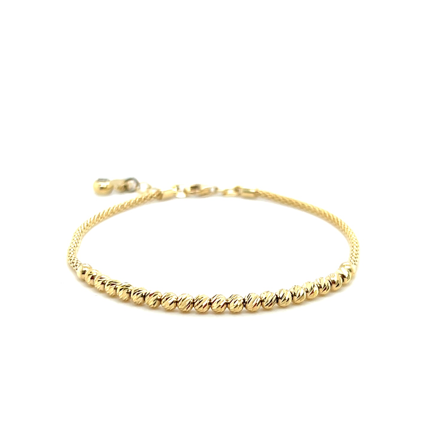 Armband 585/-Gold Kugelmuster