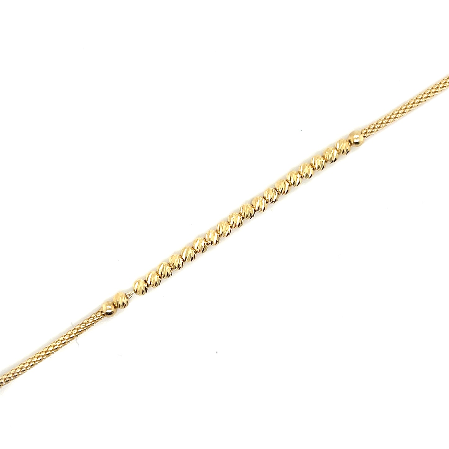 Armband 585/-Gold Kugelmuster