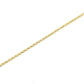 Filigranes Damen-Kordelarmband aus 585 Gold, 18,5 cm lang und 1,4 mm breit