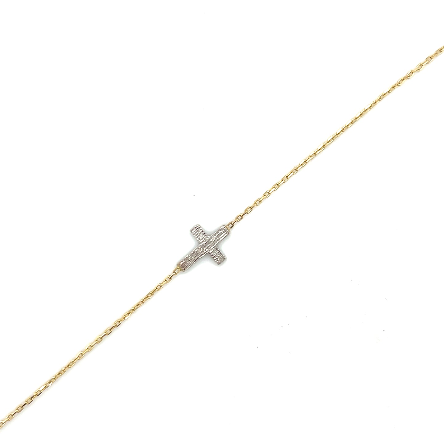 Armband 585/-Gold Kreuz